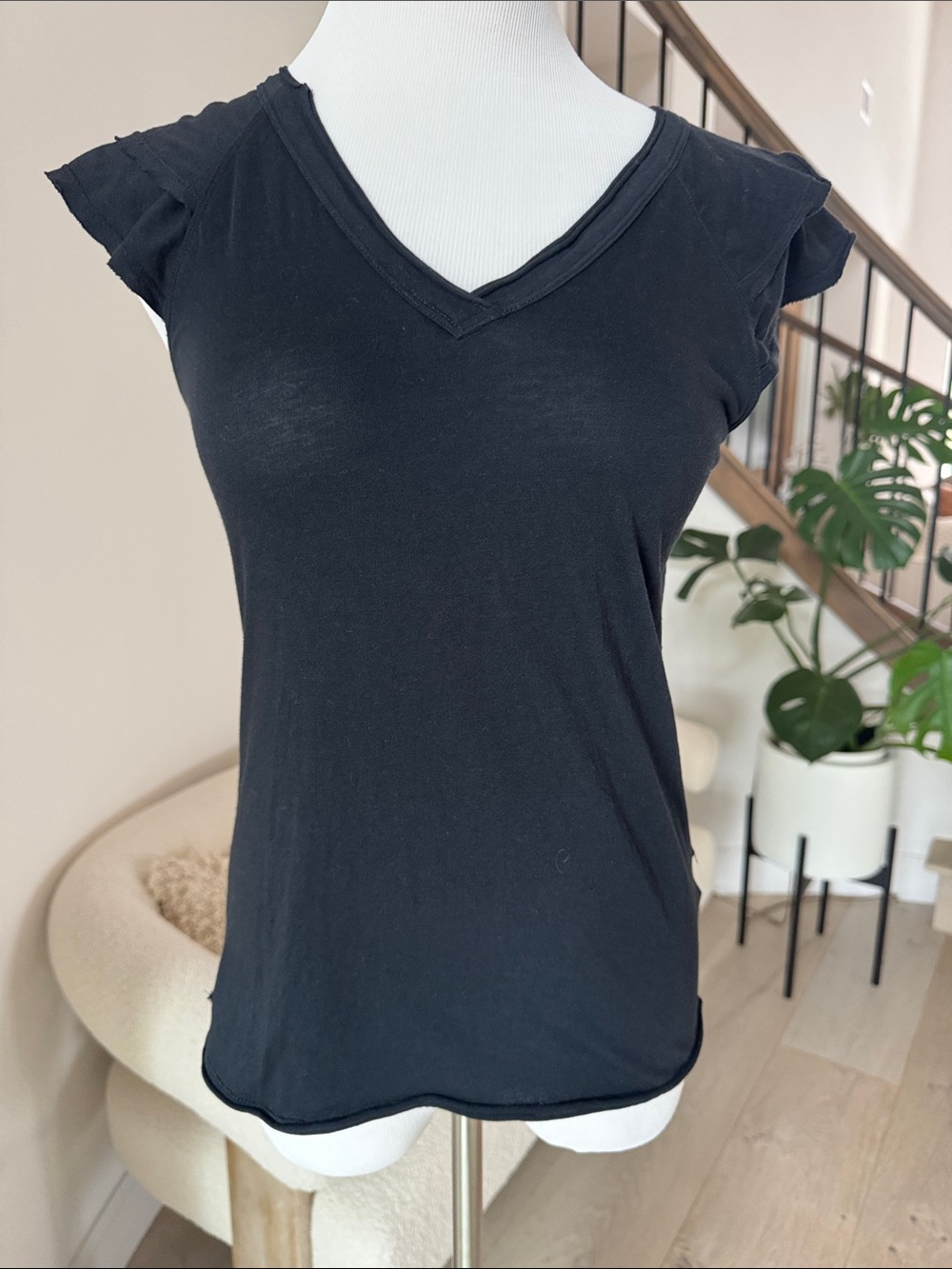 Maeve by Anthropologie buttery soft T-shirt, X-small
